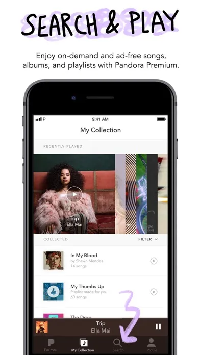 Скриншоты Pandora: Music & Podcasts