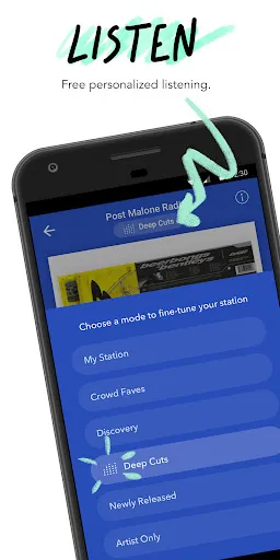 Screenshot di Pandora - Music & Podcasts