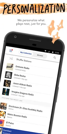 Screenshot di Pandora - Music & Podcasts