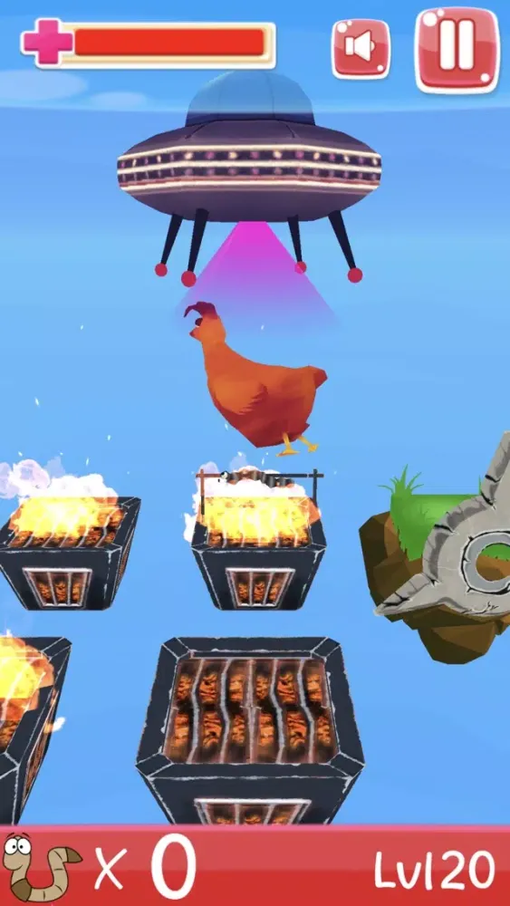 Chicken On Fire سکرین شاٹس