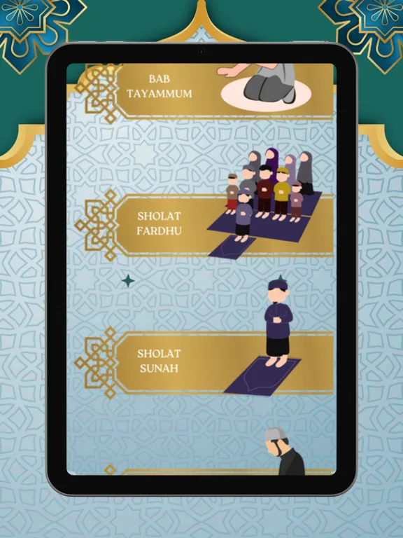 Panduan Sholat Fardhu & Sunnah iPad  سکرین شاٹس