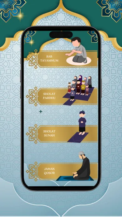 Panduan Sholat Fardhu & Sunnah سکرین شاٹس