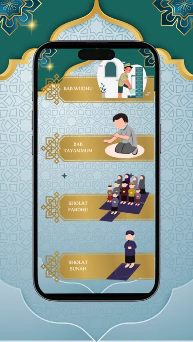 Panduan Sholat Fardhu & Sunnah سکرین شاٹس