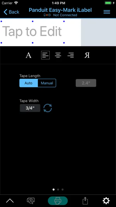 Panduit Easy-Mark iLabel Screenshots