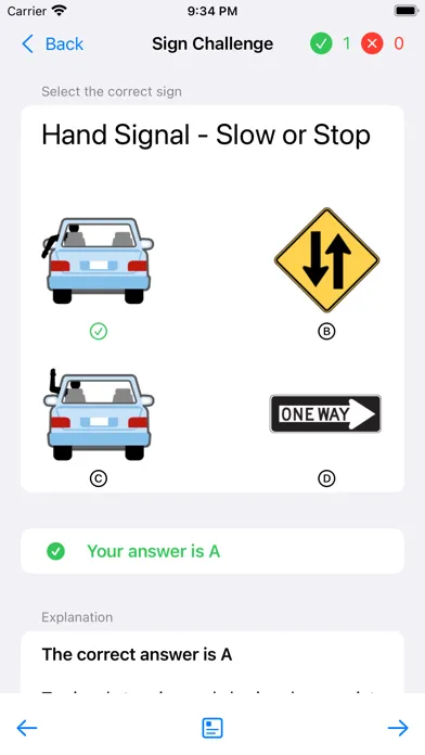Tangkapan layar Wisconsin Driver Test -DMVCool