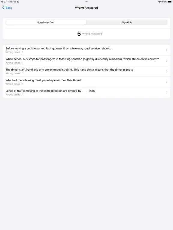 تصاویر Alberta Driver Test Pro iPad 