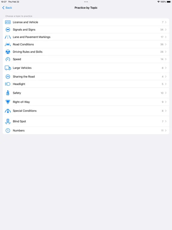 تصاویر Alberta Driver Test Pro iPad 