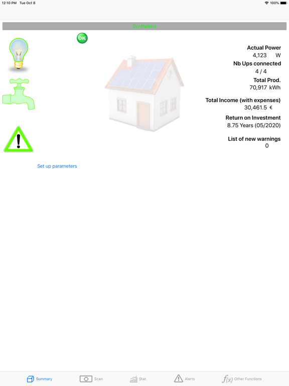 Capturas de tela do Solar Panel Survey iPad 