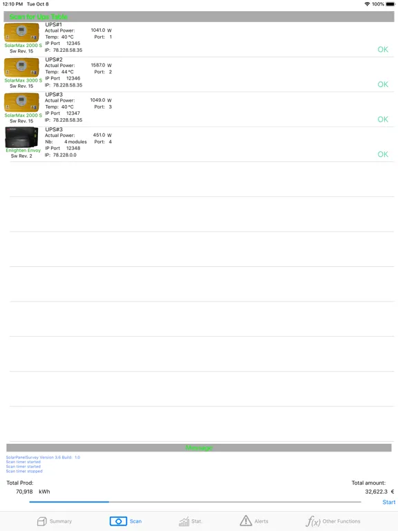 Solar Panel Survey iPad 應用截圖