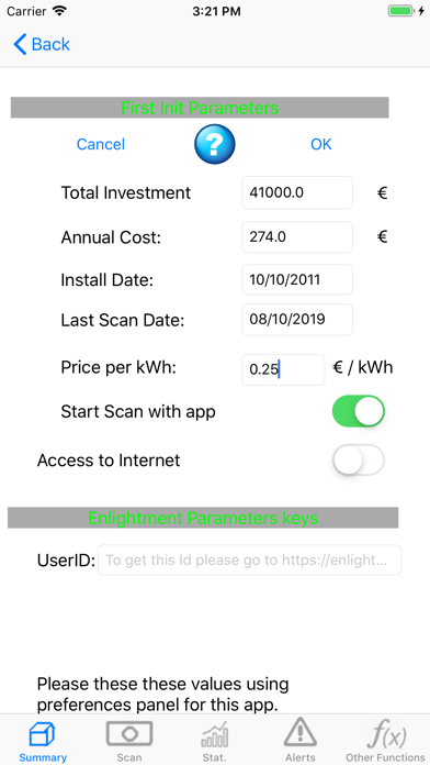 Capturas de tela do Solar Panel Survey
