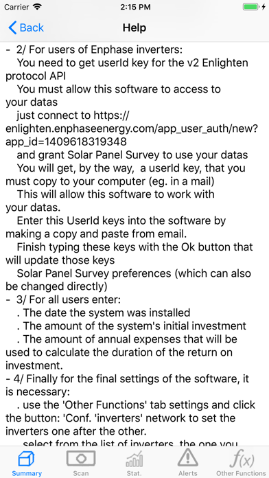 Capturas de tela do Solar Panel Survey