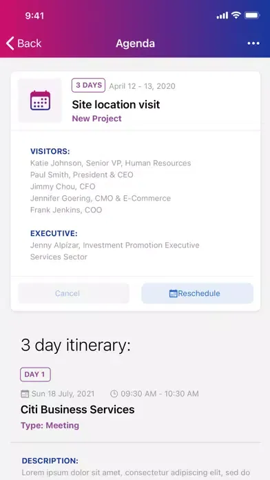 CINDE Investor Portal Ekran Görüntüleri