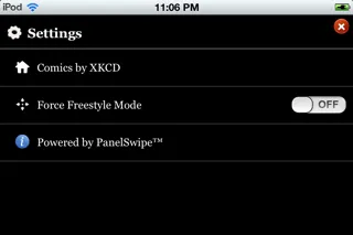 xkcd Mobile Screenshots