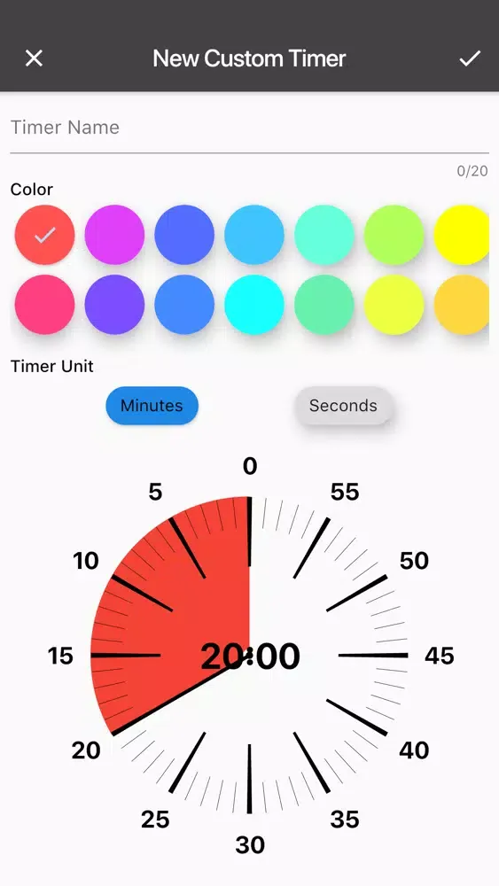 ภาพหน้าจอของ Pie Timer