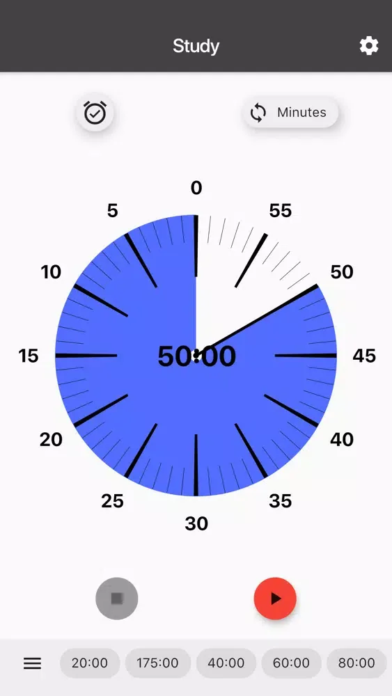 ภาพหน้าจอของ Pie Timer