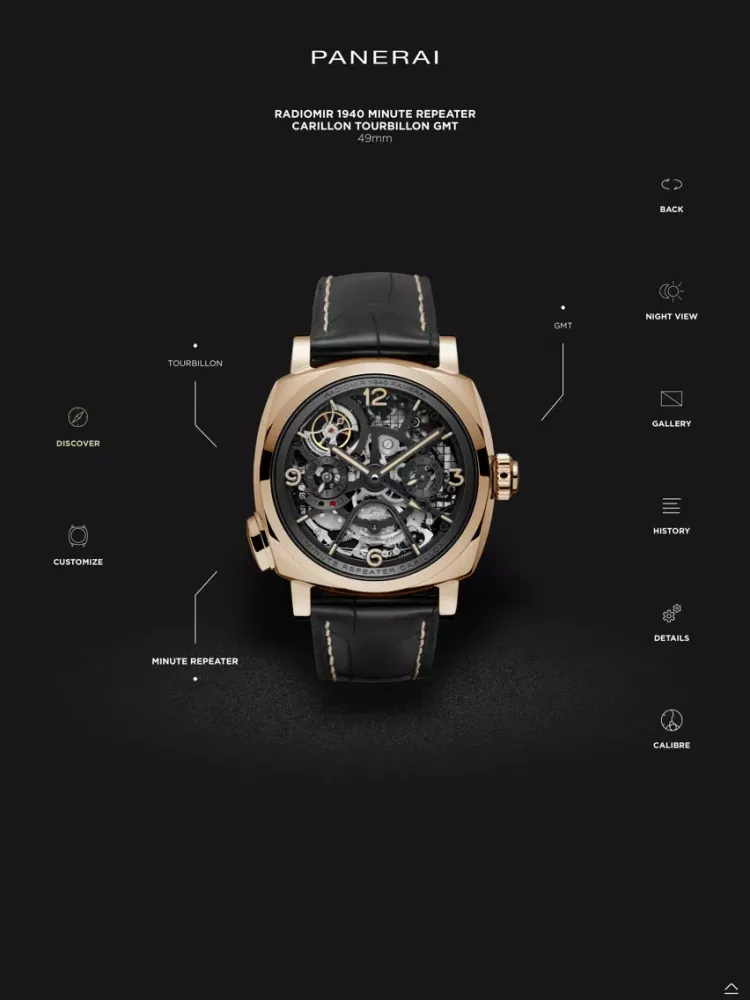 Panerai Minute Repeater iPad  Screenshots