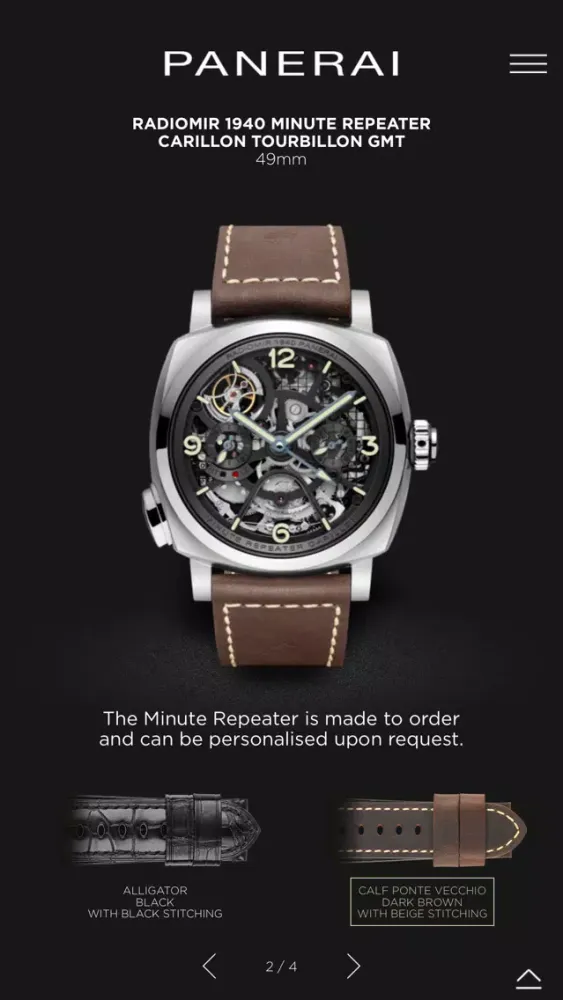 Panerai Minute Repeater Screenshots