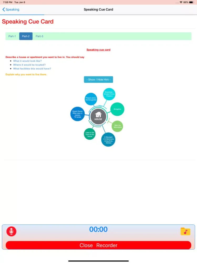 IELTS Dream 7+ Band iPad  سکرین شاٹس