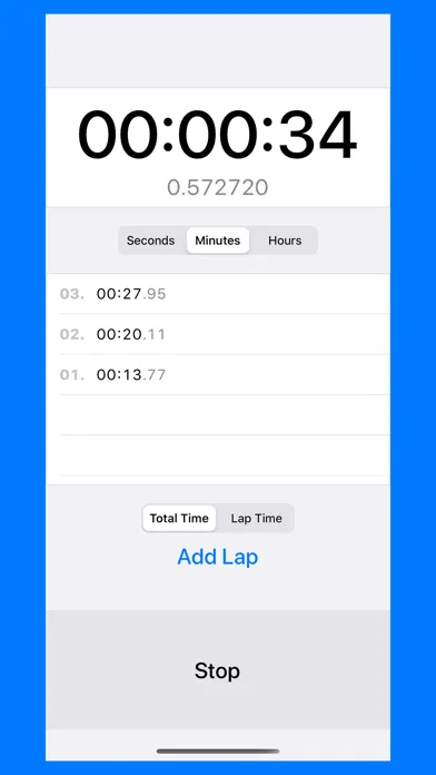 Scientific Stopwatch - Modern应用截图