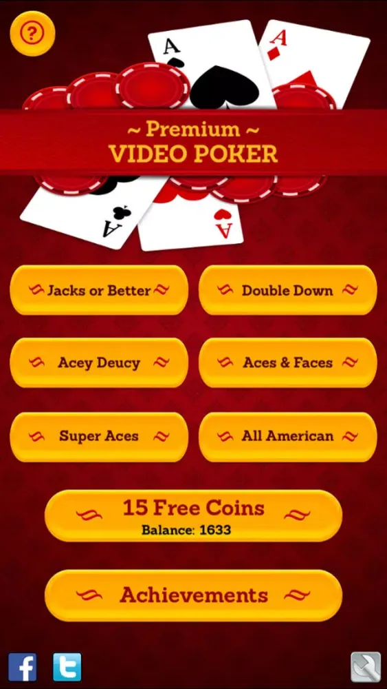 Premium Video Poker Screenshots