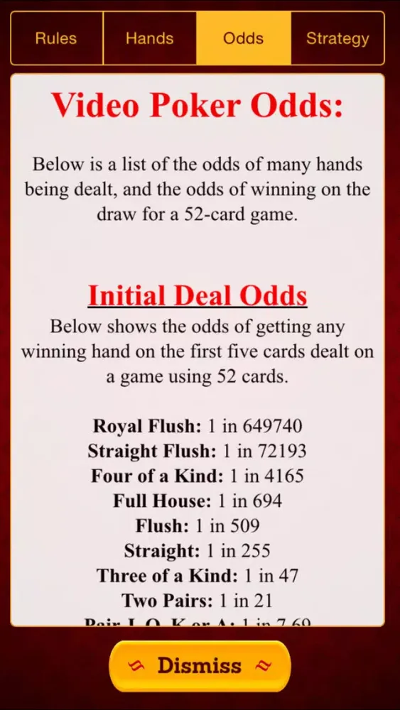Premium Video Poker Screenshots