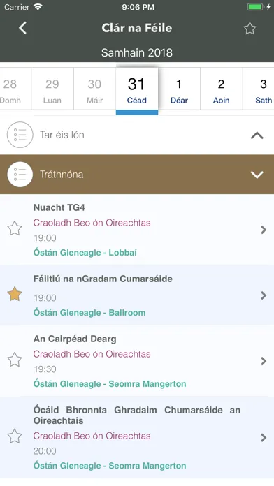 Screenshot di An tOireachtas