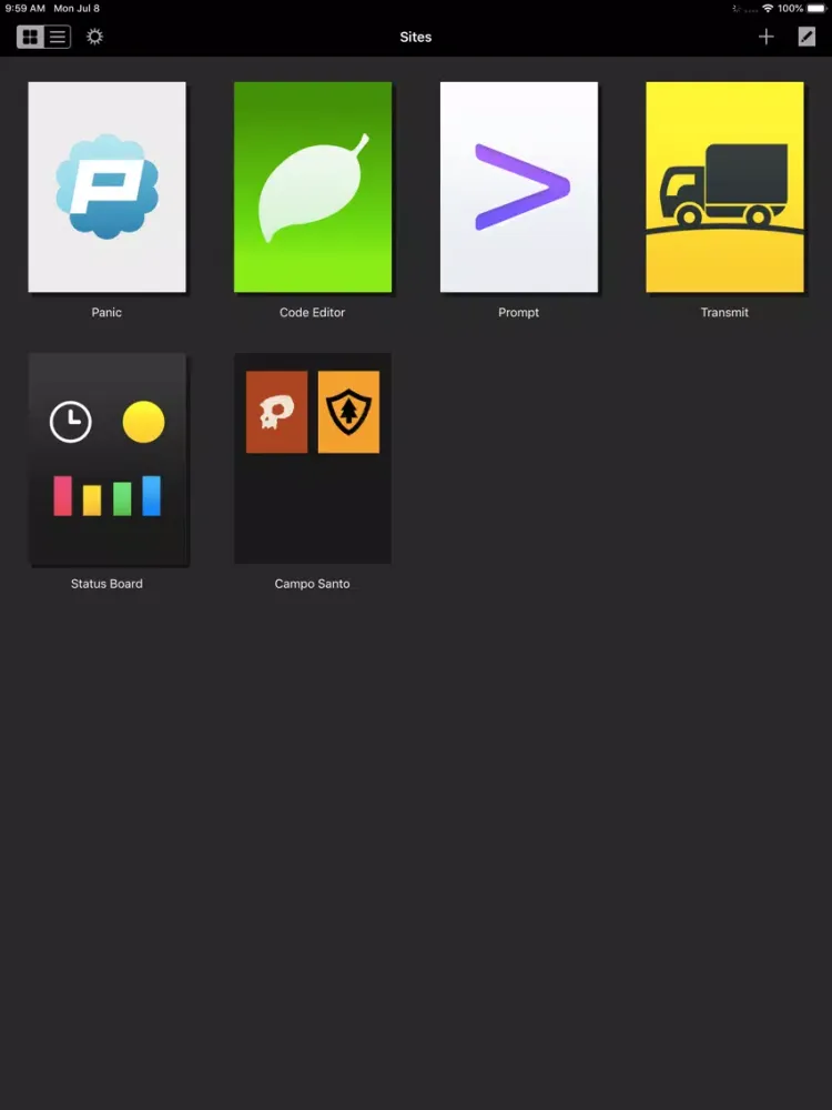 Code Editor by Panic iPad 應用截圖