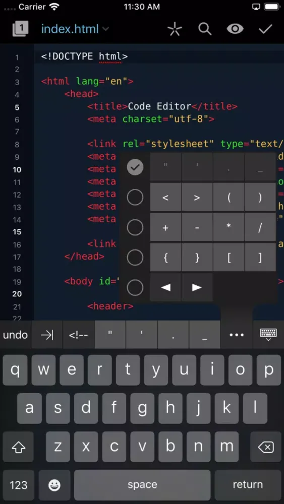 Code Editor by Panic應用截圖