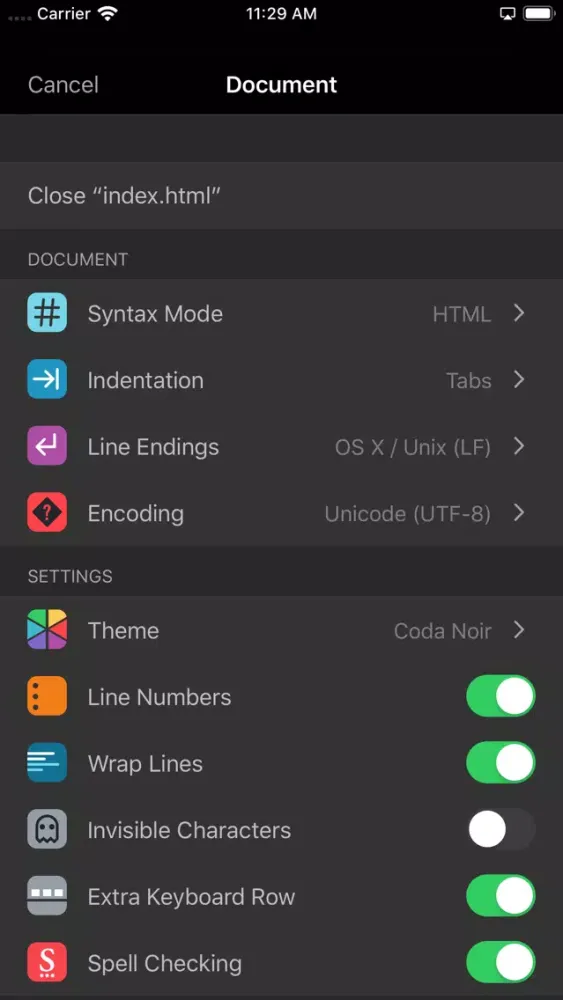 Code Editor by Panic應用截圖