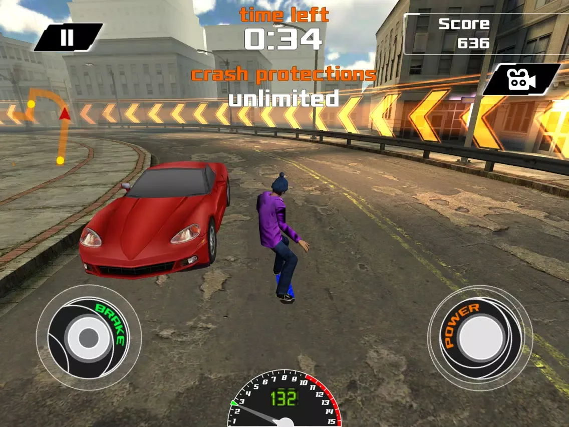 City Skateboard Racing : eXtreme Urban Street Skater - PRO Game iPad 应用截图