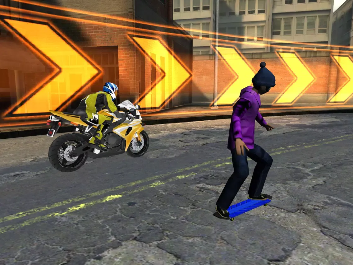 City Skateboard Racing : eXtreme Urban Street Skater - PRO Game iPad 应用截图