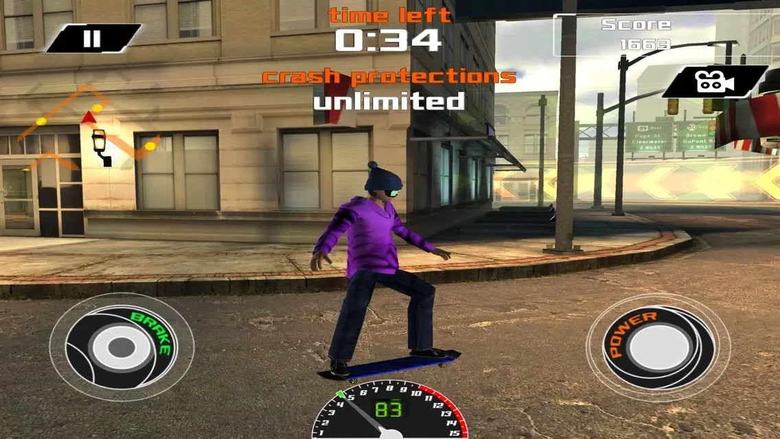 City Skateboard Racing : eXtreme Urban Street Skater - PRO Game应用截图