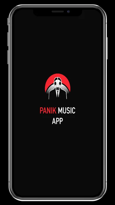 Tangkapan skrin Panik Music App