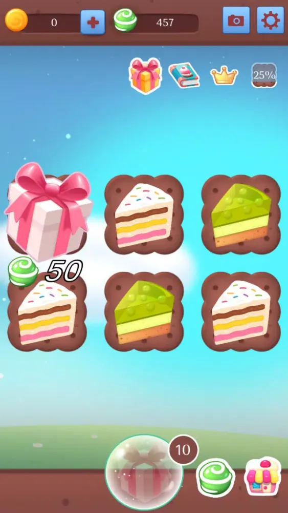 Capturas de pantalla de Merge Cakes - Click & Tycoon