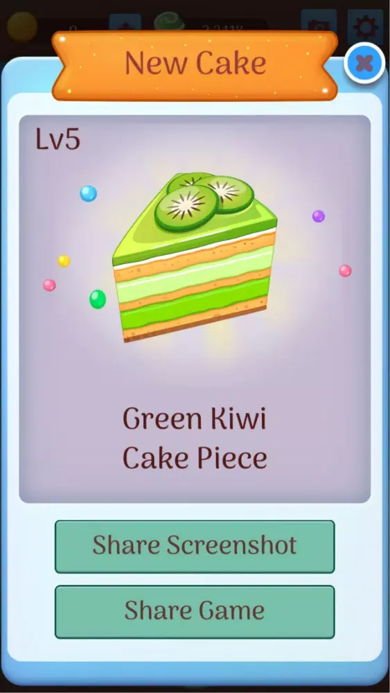 Capturas de pantalla de Merge Cakes - Click & Tycoon