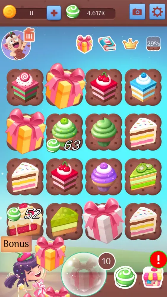 Capturas de pantalla de Merge Cakes - Click & Tycoon