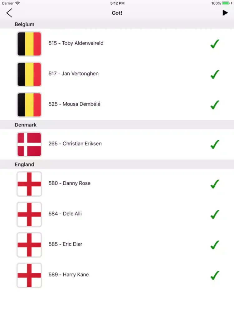 Russia 2018 Sticker Collector iPad  سکرین شاٹس