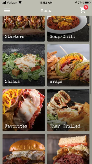 Tangkapan layar Panini's Bar & Grill.