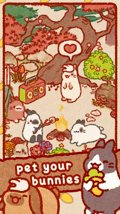 Capturas de tela do Usagi Shima: Cute Bunny Game