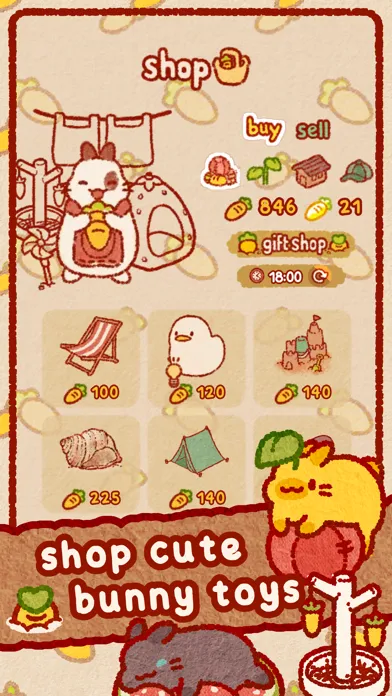 Capturas de tela do Usagi Shima: Cute Bunny Game