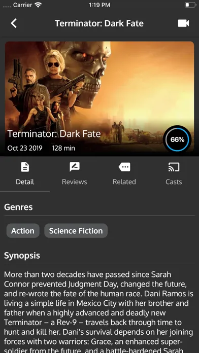 Zrzuty ekranu Cinemax