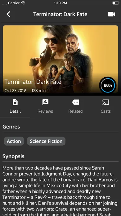 Zrzuty ekranu Cinemax