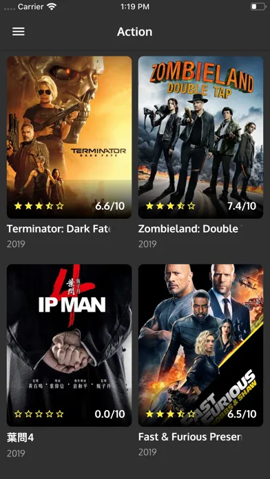 Zrzuty ekranu Cinemax