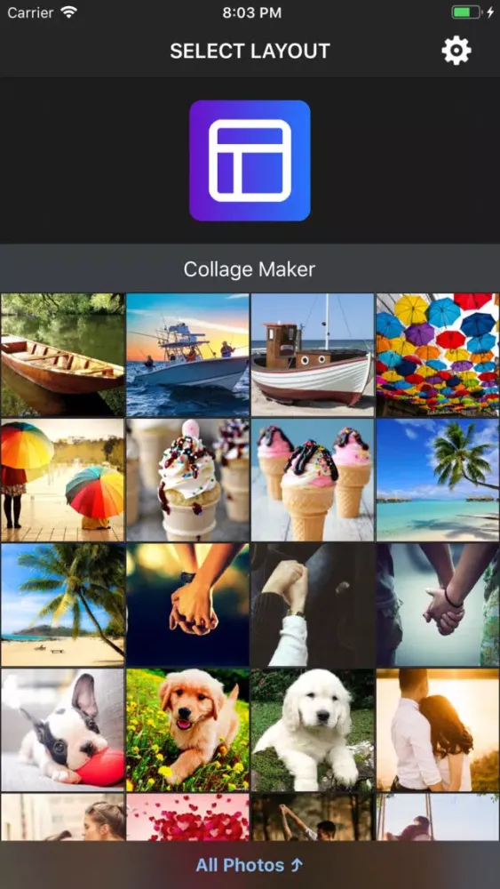 PicUp Photo Collage Maker স্ক্রিনশট