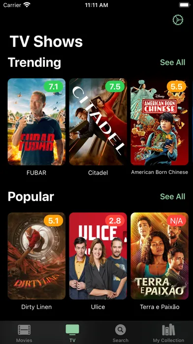 تصاویر The Movie App, Movies, TV Show