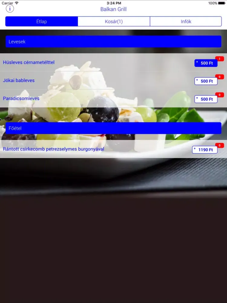 V8 Vendéglő iPad  سکرین شاٹس