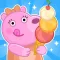 Panny bear ice cream vacation
