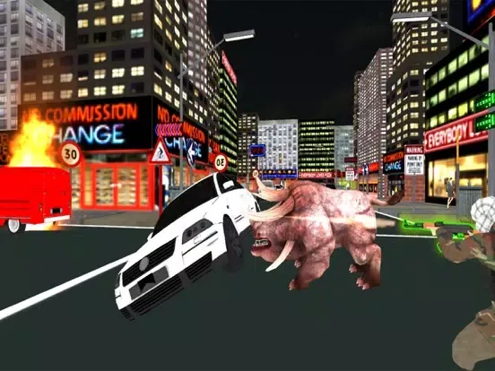 Captures d'écran de Monster Angry Bull City Attack iPad 