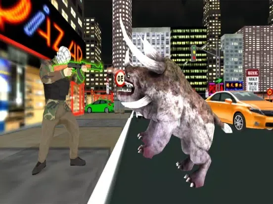 Captures d'écran de Monster Angry Bull City Attack iPad 