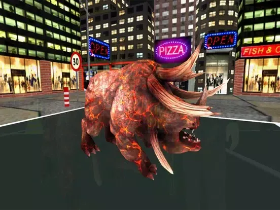 Captures d'écran de Monster Angry Bull City Attack iPad 